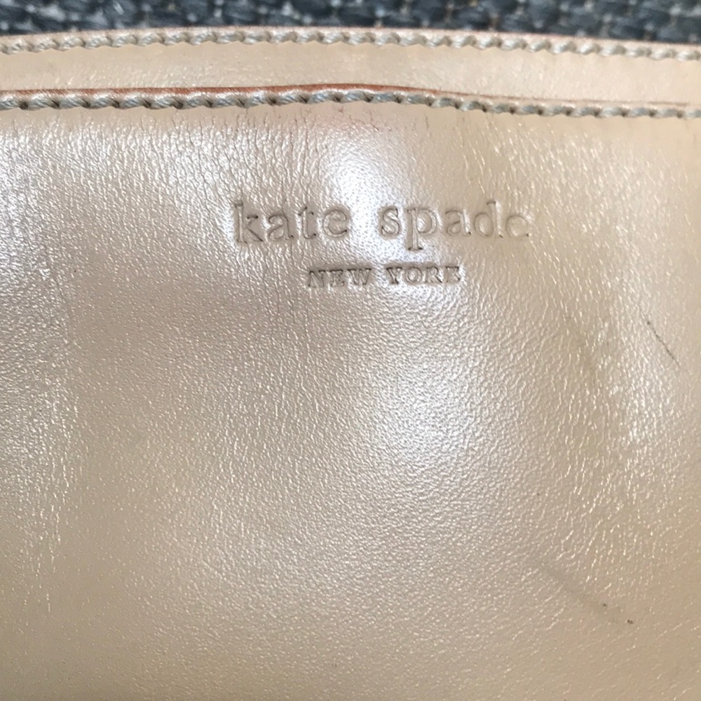 KATE SPADE • Leather Camel Color • Silver Hardware - Picture 2 of 8